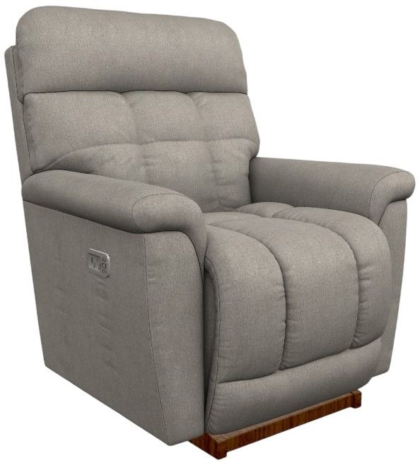 La-Z-Boy® Fulton Smoke Power Rocking Recliner with Headrest-0