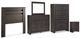 Signature Design by Ashley® Brinxton 5-Piece Charcoal Queen/Full Panel Headboard Bedroom Set-0