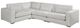 Bassett® Furniture Customizable Moby 4-Piece Track Arm L-Shaped Corner Sectional-0