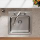 Elkay Lustertone® Classic Lustrous Satin 19-1/2" x 19" x 5" 3-Hole Single Bowl Drop-In ADA Sink-3