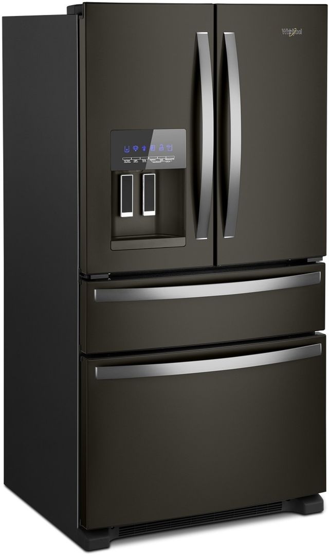 Whirlpool® 36" 24.5 Cu. Ft. Fingerprint Resistant Black Stainless Steel French Door Refrigerator-2