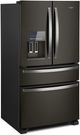 Whirlpool® 36" 24.5 Cu. Ft. Fingerprint Resistant Black Stainless Steel French Door Refrigerator-2
