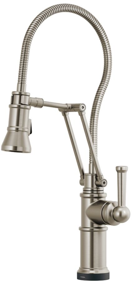 Brizo Artesso® Brilliance® Stainless Smarttouch® Articulating Faucet with Finished Hose-0