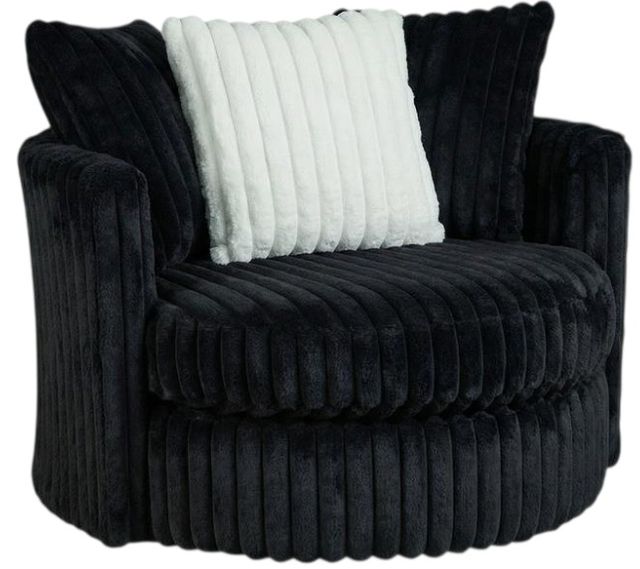 Albany Industries Mondo Black Swivel Chair-0