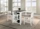 Furniture of America® Lescles 3-Piece Gray/White Counter Set-1