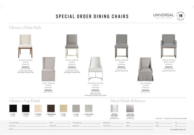 Universal Explore Home™ Customizable Arvin Dining Chair-3