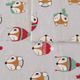 Olliix by Intelligent Design Grey Foxes Full Cozy Soft Cotton Novelty Print Flannel Sheet Set-2
