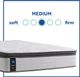 Sealy® Posturepedic® Diggens Innerspring Medium Euro Pillow Top Split California King Mattress, Includes 2 Pieces.-3