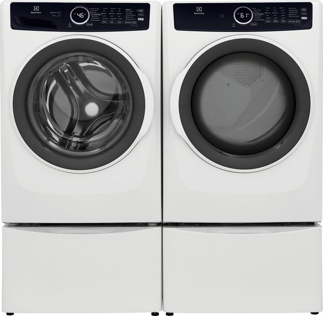 Electrolux® White Front Load Washer & Gas Dryer Laundry Pair-3