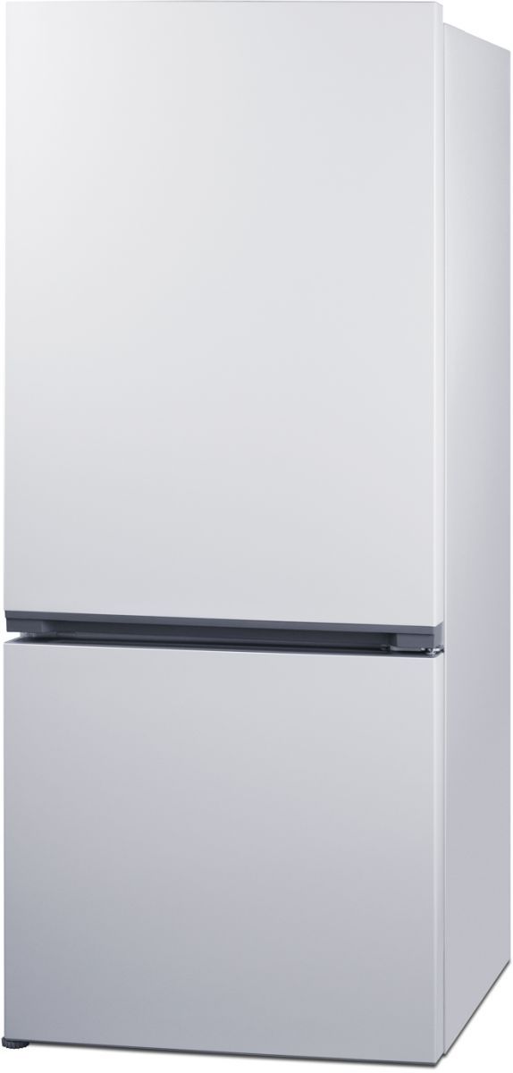 Summit® 30" 16.1 Cu. Ft. Stainless Steel Counter Depth Bottom Freezer Refrigerator-1
