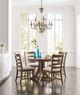 Kincaid® Kafe Latte 44" Round Quad Dining Table-2