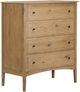 Four Hands Maggie Aged Smoked Oak Resawn Tall Chest-0