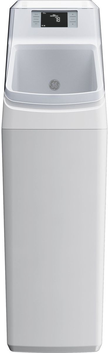 GE® White 45,000 Grain Capacity Smart Water Softener-0