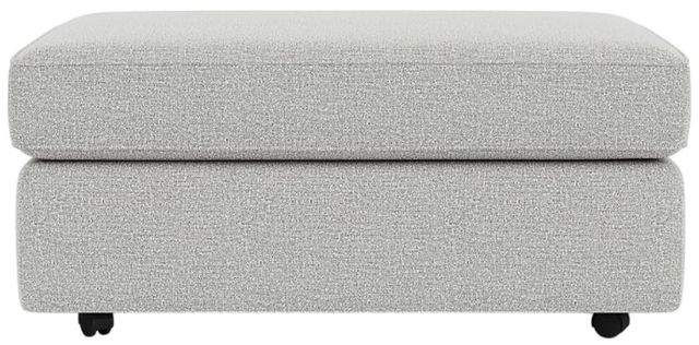 Flexsteel® Vail Silver Glacier Cocktail Ottoman-1