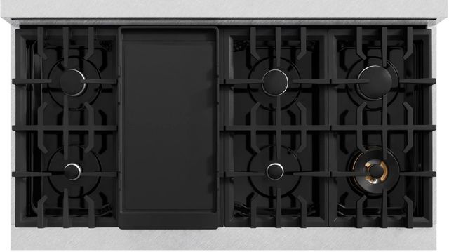 ZLINE Classic 48" Satin Stainless Steel Pro Style Dual Fuel Range-3