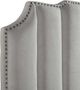 Elements International Harper Gray King Upholstered Bed-3