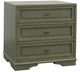 Bernards Tarrington Pistachio 3-Drawer Nightstand-0