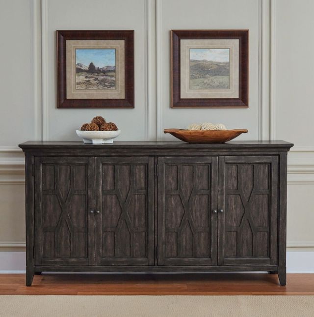 Liberty Furniture Paradise Valley Saddle Brown Hall Buffet-1