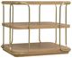 Hooker® Furniture Banyon Bay Desert Oak End Table with Brushed Brass Support-0