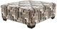 American Wholesale Furniture Parchment Charcoal Ottoman-0