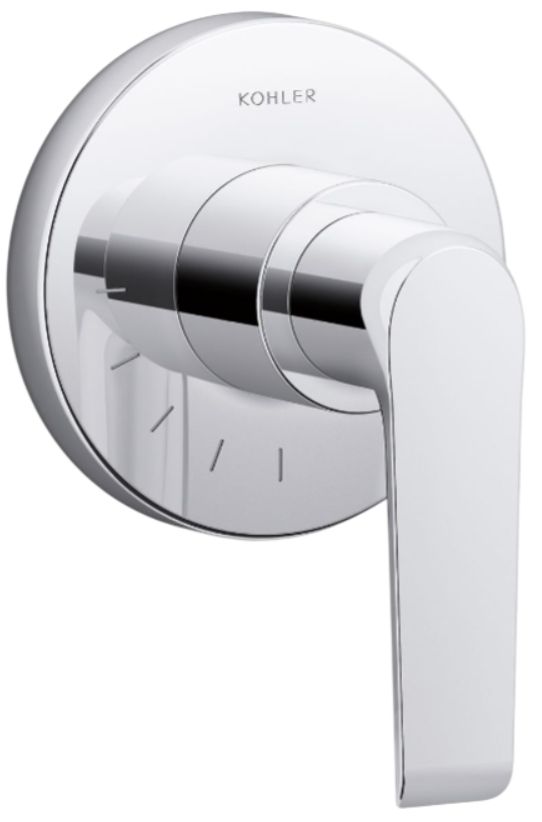 KOHLER® Avid® MasterShower® Polished Chrome Volume Control Valve Trim-0
