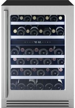 Zephyr Presrv™ 24" 5.2 Cu. Ft. Stainless Steel Pro Dual Zone Wine Cooler