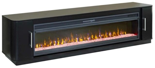 Martin Furniture Uptown Black 96" Fireplace TV Stand-0