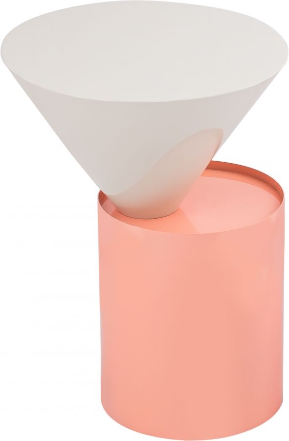 Meridian Furniture Damon White/Pink End Table-1