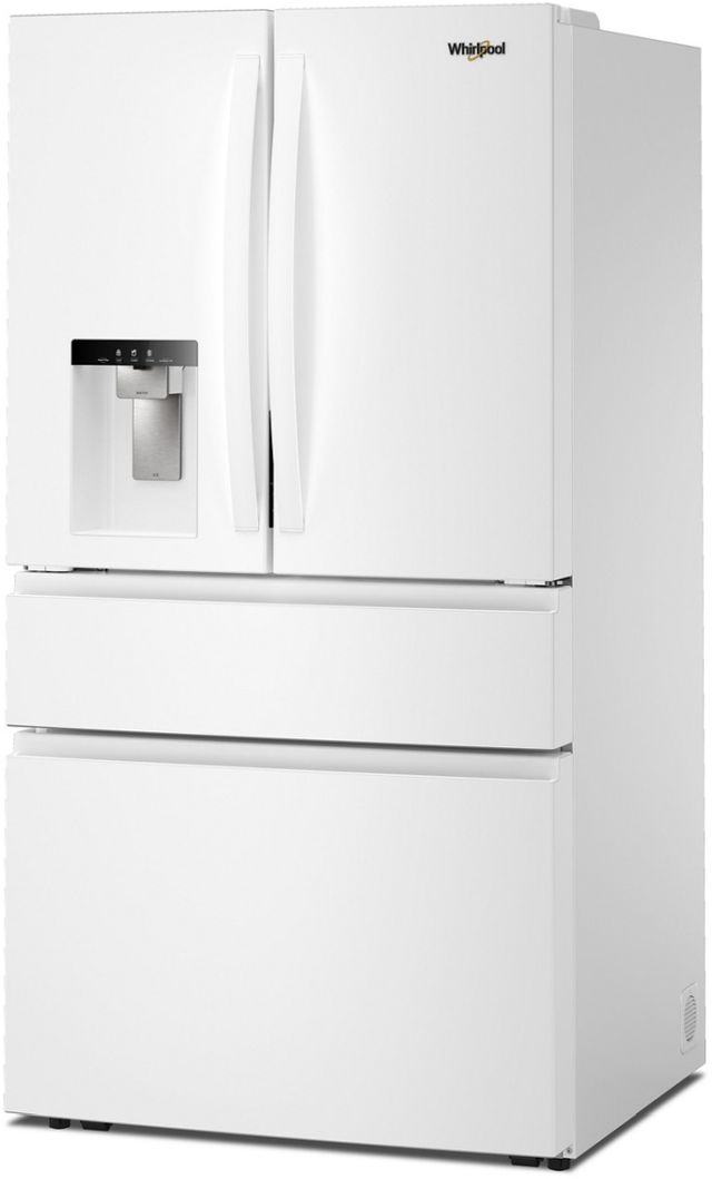 Whirlpool® 36" 28.9 Cu. Ft. White French Door Refrigerator with Flexible Temperature Drawer-3