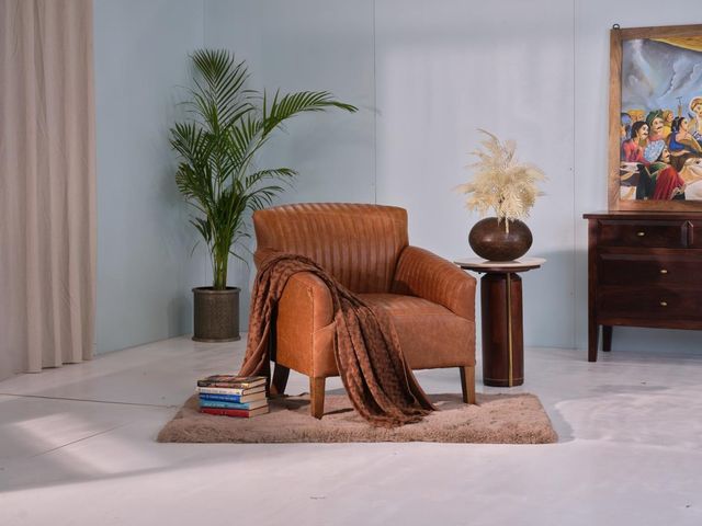 Jaipur Furniture Splendid Complements Fannin Brown Chair-1