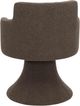 TOV Furniture Jeffree Chocolate Brown Boucle Swivel Dining Chair-3