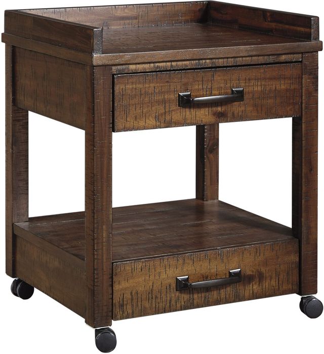 Signature Design by Ashley® Baldridge Rustic Brown Printer Stand-0