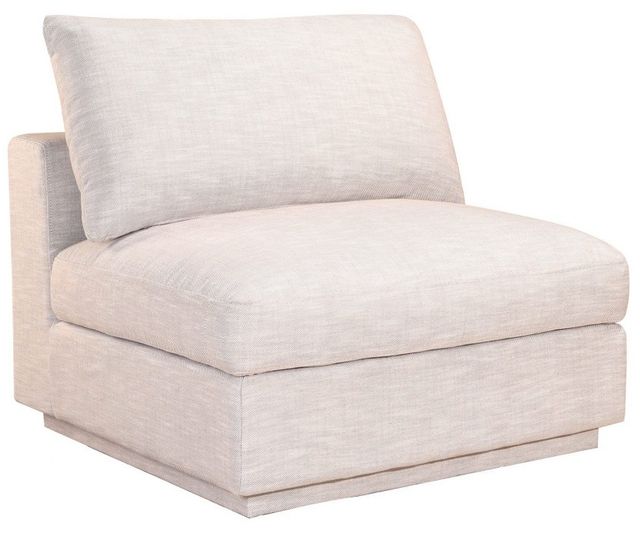 Moe's Home Collection Justin Taupe Slipper Chair-3