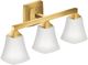 Moen® Voss™ Brushed Gold Three Globe Bath Light-0