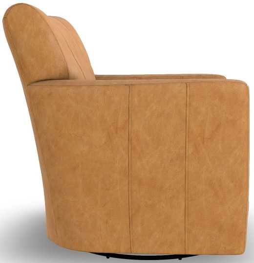 Best® Home Furnishings Customizable Caroly Leather Swivel Chair-2