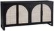 Bassett Mirror Ashton Matte Black Server-0