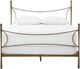 Four Hands Westwood Antique Brass King Metal Rod Bed-2