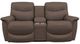 La-Z-Boy® James Mocha Manual Reclining Loveseat with Console-1