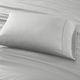 Olliix by Madison Park Light Grey Queen 600 Thread Count 100% Pima Cotton Sheet Set-3
