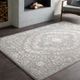 Surya Tibetan Charcoal 8' Round Rug-4