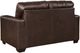 Santorine Leather Sofa and Loveseat in Dark Brown-5