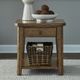 Liberty Furniture Carolina Park Amber Brown End Table-1