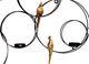 A & B Home Black/Gold Banyan Birds Wall Accent-1