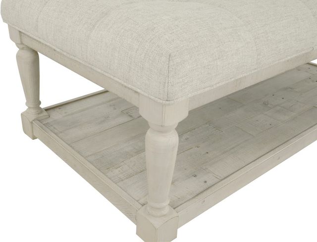 Signature Design by Ashley® Shawnalore Whitewash Coffee Table Ottoman-1
