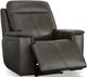 Flexsteel® Odell Grey Power Recliner with Power Headrest and Lumbar-1