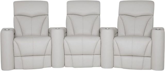 Palliser® Furniture Customizable Vivid 3-Piece Power Reclining Home Theater Seating with Power Headrest and Lumbar-2