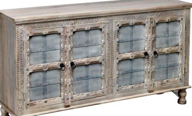 Jaipur Furniture Schumann White Wash Cabinet-1