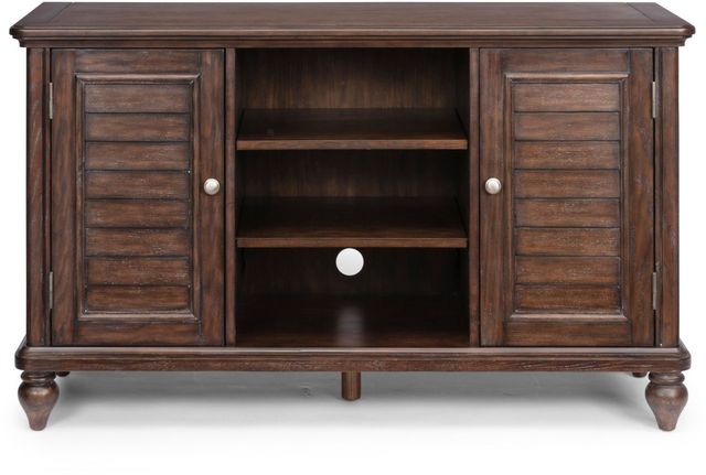 homestyles® Southport Distressed Oak Entertainment Center-0