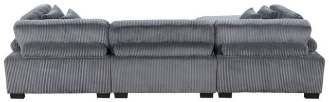 Homelegance® Traverse 4-Piece Gray Modular Sectional with Ottoman-3