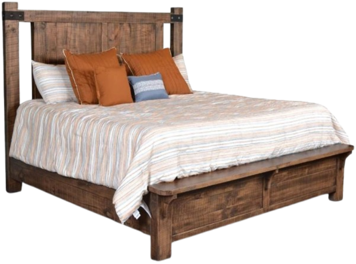 Horizon Home® Sheridan Brown King Panel Bed | Carson Home